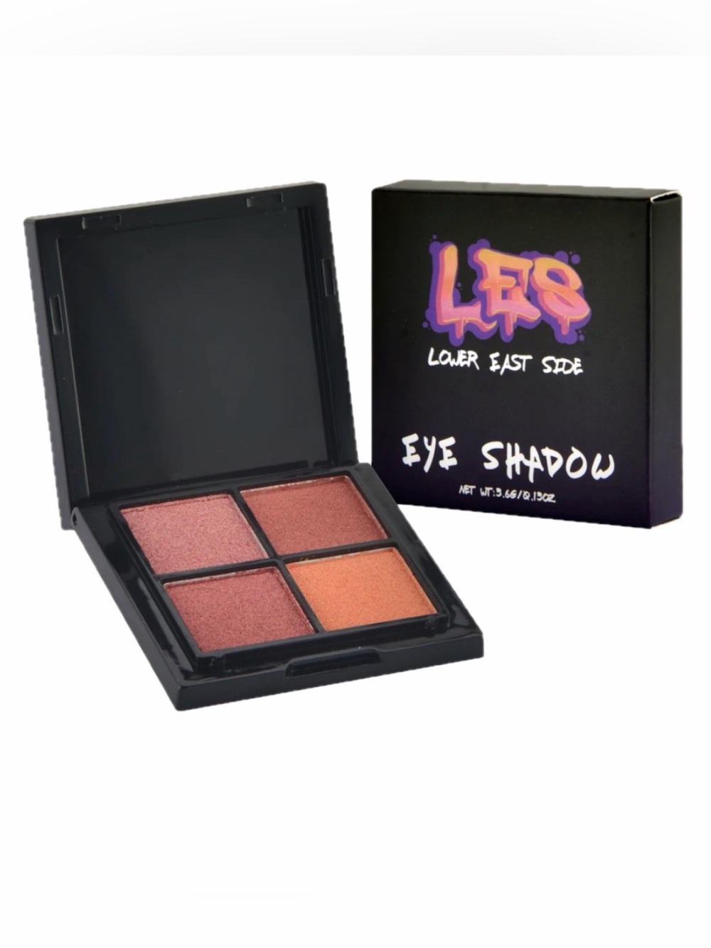 NIB LES Lower East Side Eyeshadow Quad - Punk Rock Palette